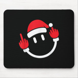 Mousepad Papai Noel Dedo do Meio _ Profanidade de Natal