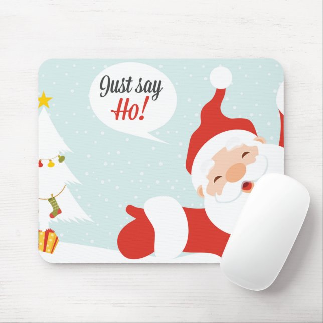 Mousepad Papai Noel - diga logo (Com mouse)