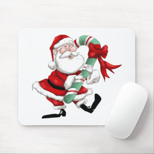 Mousepad Papai Noel e cana-de-açúcar