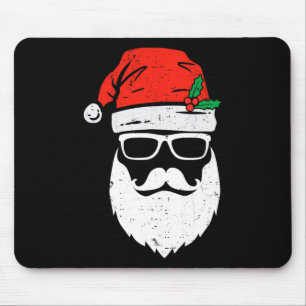 Mousepad Papai Noel Enfrenta Pulmões Com A Barba De Chapéu