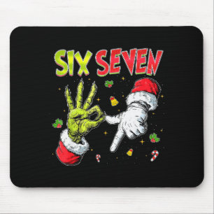 Mousepad Papai Noel Engraçado Diz Seis Sete Natal 67 Meme X