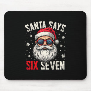 Mousepad Papai Noel Engraçado Diz Seis Sete Natal 67 Meme X