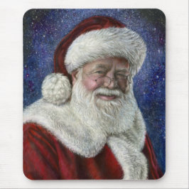 Mousepad Papai noel entre as estrelas