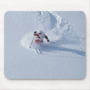 Mousepad Papai Noel Esquiando no Snowbird Ski Resort, Wasat