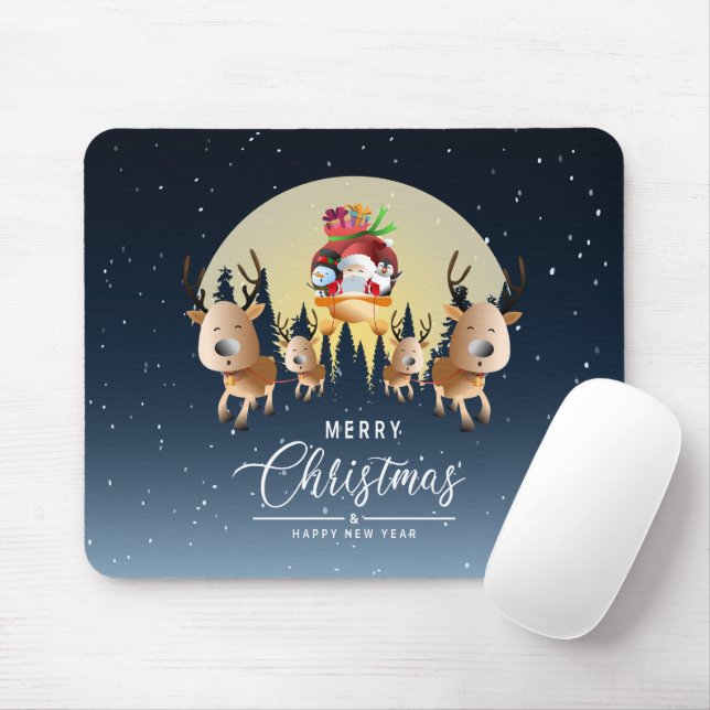 Mousepad Papai Noel está vindo | (Com mouse)