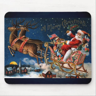 Mousepad Papai Noel está vindo à cidade