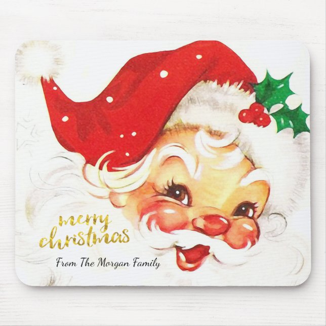 Mousepad Papai Noel Feliz Natal (Frente)