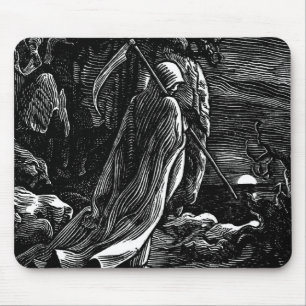 Mousepad Papai noel Muerte (Ceifador mexicano) cerca de