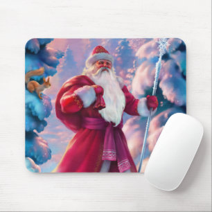 Mousepad Papai Noel na floresta