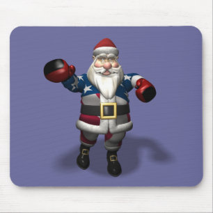 Mousepad Papai Noel No Dia Do Boxing