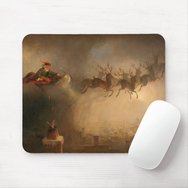 Mousepad Papai Noel por William Holbrook Beard (Com mouse)