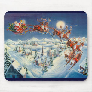 Mousepad PAPAI NOEL & RENA por SHARON SHARPE