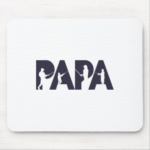 Mousepad Papai Pescador Pai Divertido Pescador Pai Presente