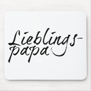 Mousepad Papai querido - caracteres pretos 00001