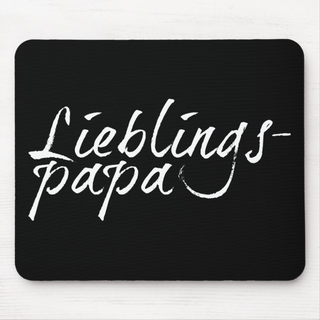Mousepad Papai querido - escrita branca 00001 (Frente)