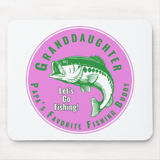 Mousepad Papai's Favite Fisheries Buddy (Frente)