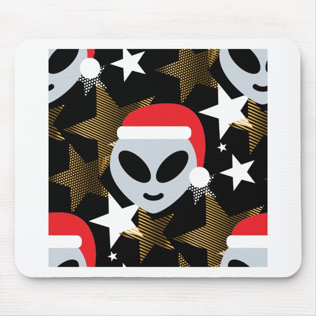 Mousepad papais noeis alienígena emoji (Frente)