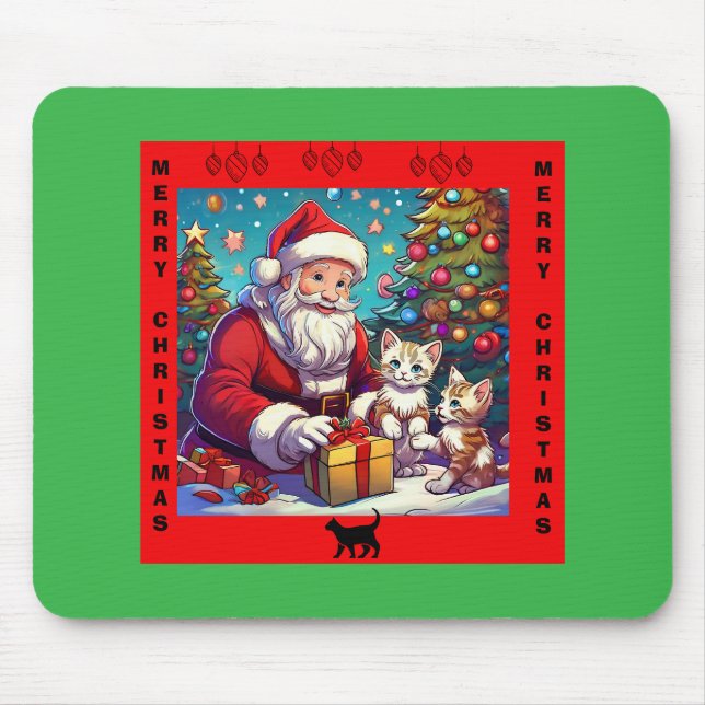 Mousepad Papais noeis Apresentando Dois Jovens (Frente)