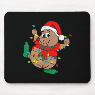 Mousepad Papais noeis bonitos Gus Luzes de Natal