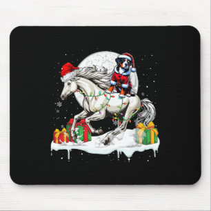 Mousepad Papais noeis da Grande Montanha Suíça Cavalo de Ca