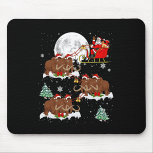 Mousepad Papais noeis De Árvores De Iluminação Xmas Que And