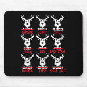Mousepad Papais noeis de caça de veados de Natal engraçados