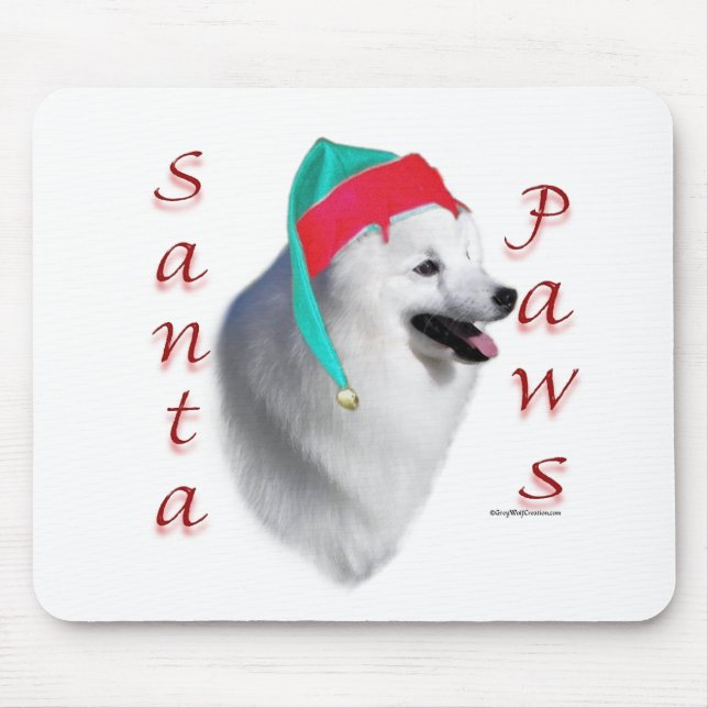 Mousepad Papais noeis de cães esquimó americanos (Frente)