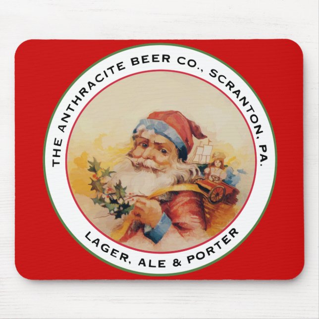 Mousepad Papais noeis DE CERVEJA (Frente)