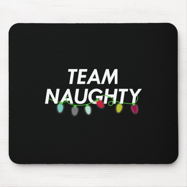 Mousepad Papais noeis de Natal Feriado Engraçado da Equipe (Frente)