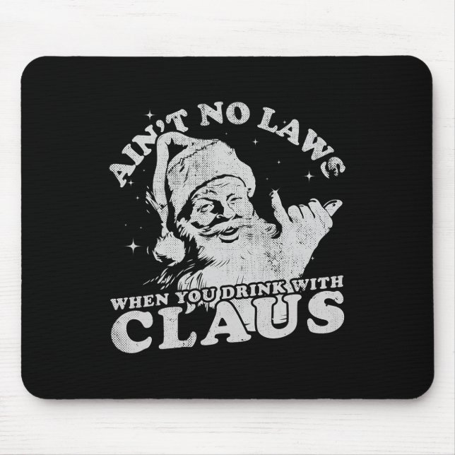 Mousepad Papais noeis de Natal não são leis quando você beb (Frente)