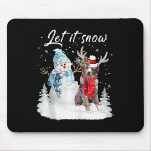 Mousepad Papais noeis de pastor australianos Cachorro Natal