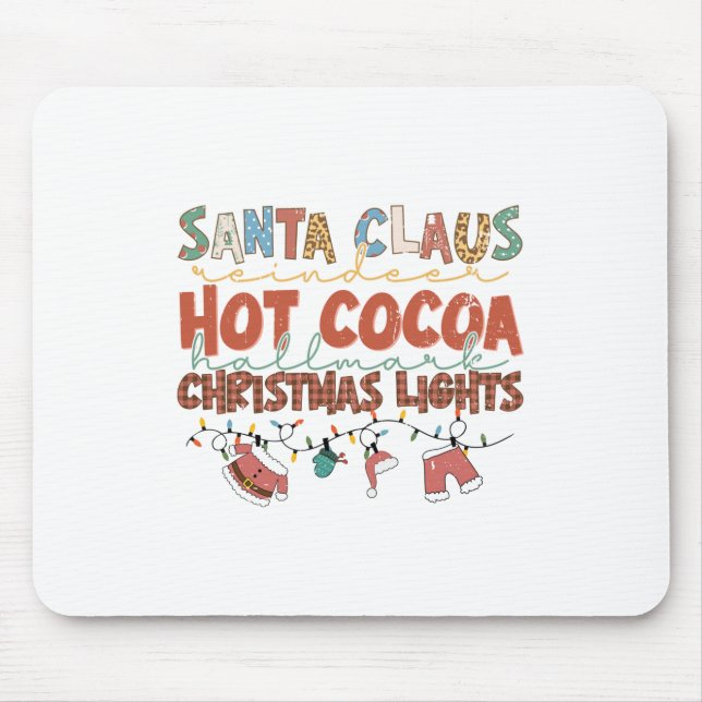 Mousepad Papais noeis de presente para Natal (Frente)