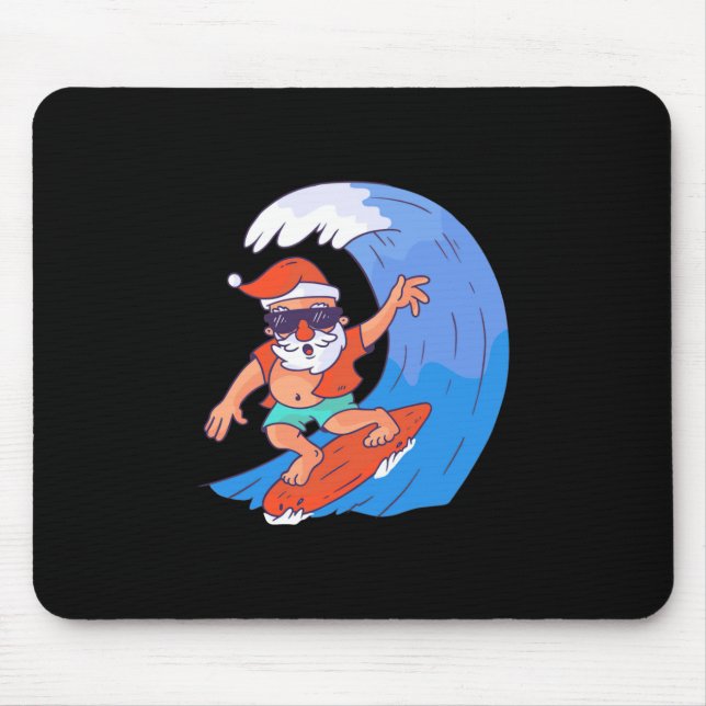 Mousepad Papais noeis de surfe (Frente)