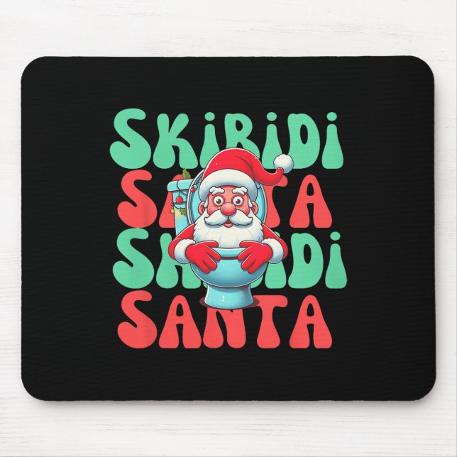Mousepad Papais noeis de Xmas para Papais noeis de Skibidi (Frente)