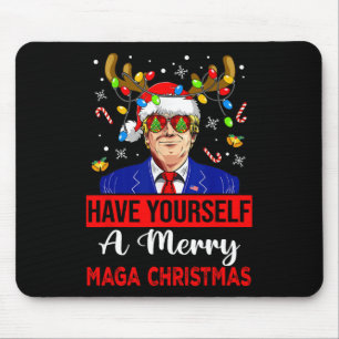 Mousepad Papais noeis Engraçados Tenham Um Feliz Natal
