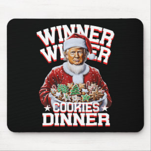 Mousepad Papais noeis Engraçados Vencedores de Natal Cookie