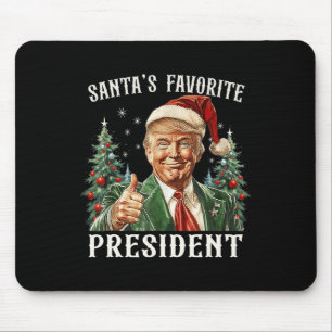 Mousepad Papais noeis Favoritos Presidente Engraçado Trump