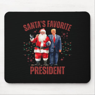 Mousepad Papais noeis Favoritos Presidente Natal Engraçado