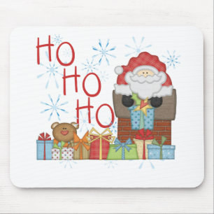 Mousepad Papais noeis Ho Ho Ho Camisetas e presentes