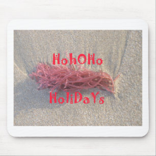 Mousepad Papais noeis HoHo Feliz Natal das cores da praia