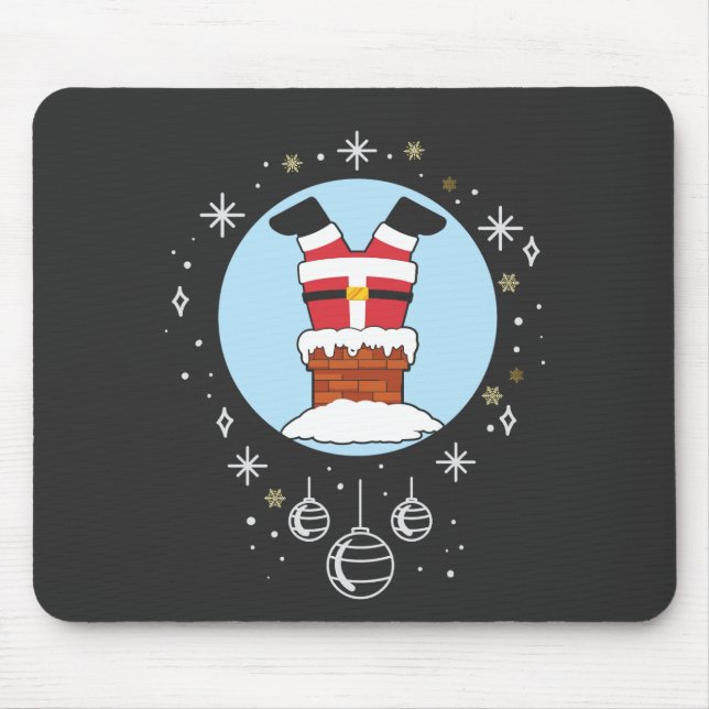 Mousepad Papais noeis Jolly Hohoho (Frente)