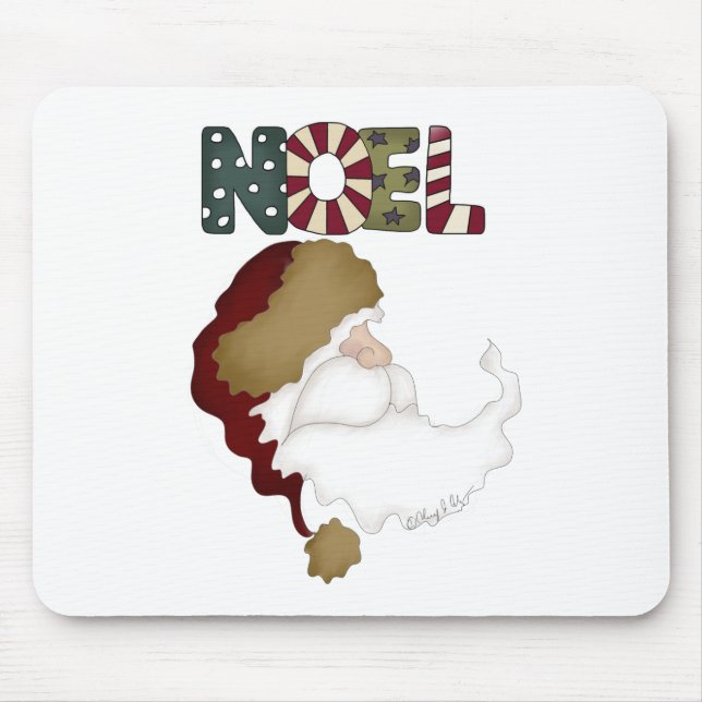Mousepad Papais noeis Noel Holiday T-shirts e presentes (Frente)