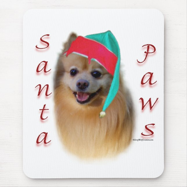 Mousepad Papais noeis Pomeranianos (Frente)