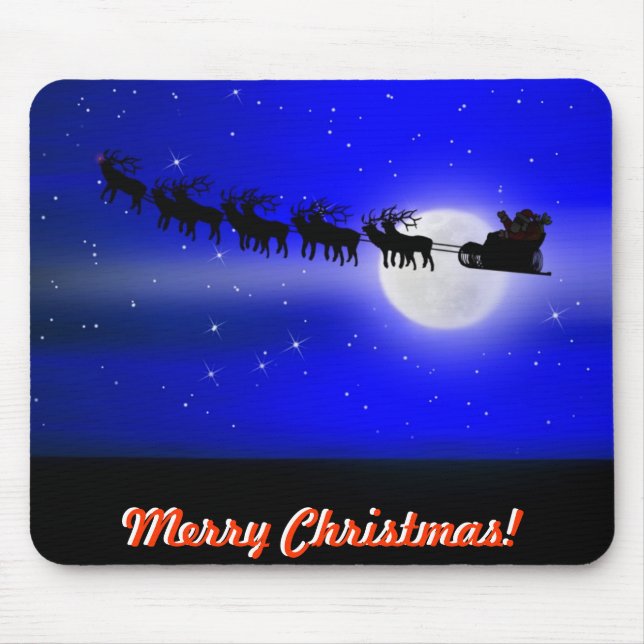 Mousepad Papais noeis Sleigh Ride (Frente)