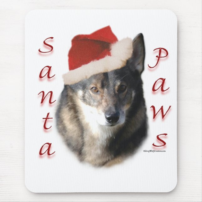 Mousepad Papais noeis Vallhund Sueco (Frente)