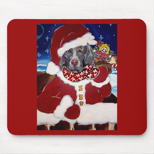 Mousepad Papais noeis Weimaraner (Frente)