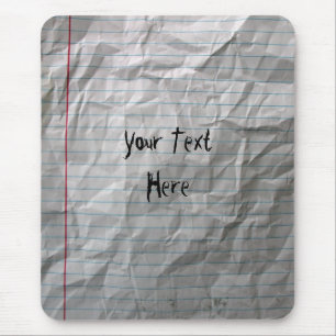 Mousepad Papel alinhado amarrotado