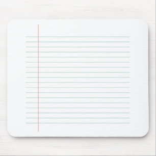Mousepad Papel alinhado vazio