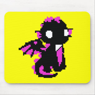 Mousepad Papel de embrulho para bebês de dragões em forma