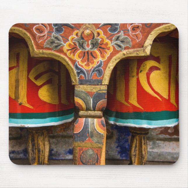 Mousepad Papel de oração budista, Butão (Frente)